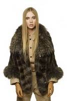 Hockley London – Squirrel jacket with feathered fox collar and cuffs